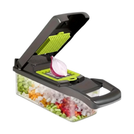 16-in-1 Kitchen Tool Set – Vegetable & Fruit Slicer, Dicer, Cutter, Chopper with Peeler