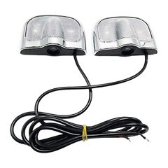 2PCS Car Door Logo Projection Lights – LED Welcome Courtesy Lights with Wiring, Universal Auto Door Shadow Light