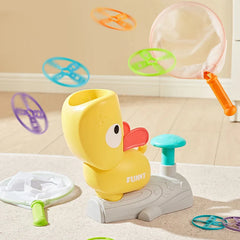 Flying Disc Launcher Toy – Automatic Saucer Shooting Machine for Kids