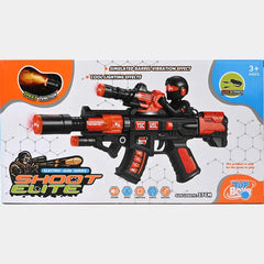 Shoot Elite Electric Toy Blaster with Music & Sound – Interactive Battery-Operated Toy for Kids