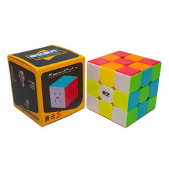 QiYi Warrior S Speed Cube – 3x3 Puzzle Cube for Speed Cubing & Brain Training