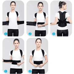 Adjustable Posture Corrector Belt – Back & Shoulder Support for Men & Women
