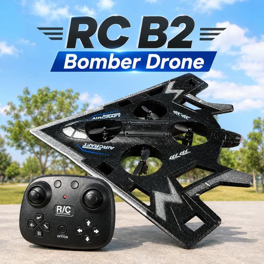 Remote Control Foam B2 Bomber Fighter Jet (888) – Lightweight RC Airplane for Kids - alternate view