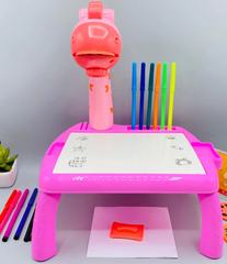 Kids Projection Drawing Board – LED Projector Painting & Writing Table