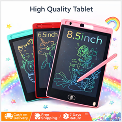 Multicolor LCD Writing Tablet – Erasable Drawing Board (4.5–16 Inch Sizes)