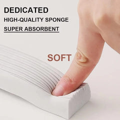 Portable Mini Squeeze Mop – Foldable Sponge Cleaner for Car, Kitchen & Windows, Self-Squeeze Cleaning Mop