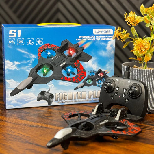 RC Combat Aircraft Drone (S1) – Remote Control Flying Jet Toy for Kids - alternate view