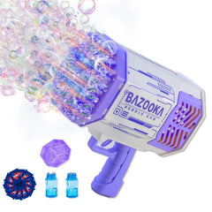 36 Holes Bubble Gun Bazooka for Kids – Automatic Bubble Blaster Machine Toy with High Output