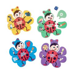 Addo Games Build a Ladybird Mini Card Game – Family Matching & Strategy Game for Kids