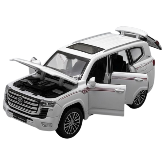 Alloy Toyota Land Cruiser Die-Cast Toy Car – Realistic Collectible SUV Model for Kids