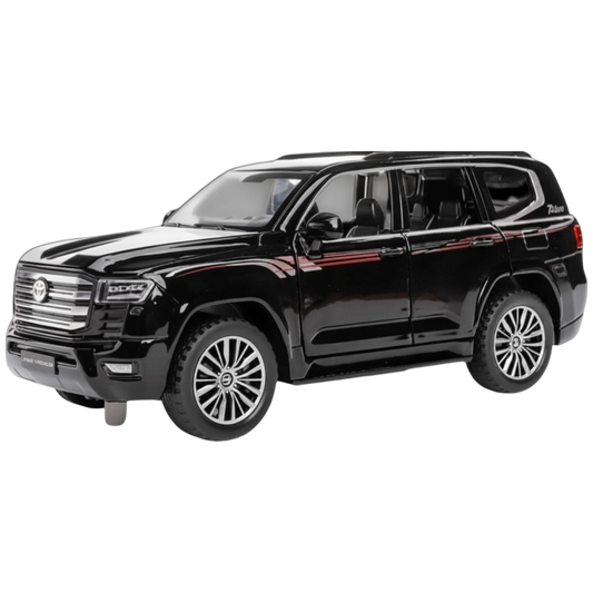 Alloy Toyota Land Cruiser Die-Cast Toy Car – Realistic Collectible SUV Model for Kids - alternate view