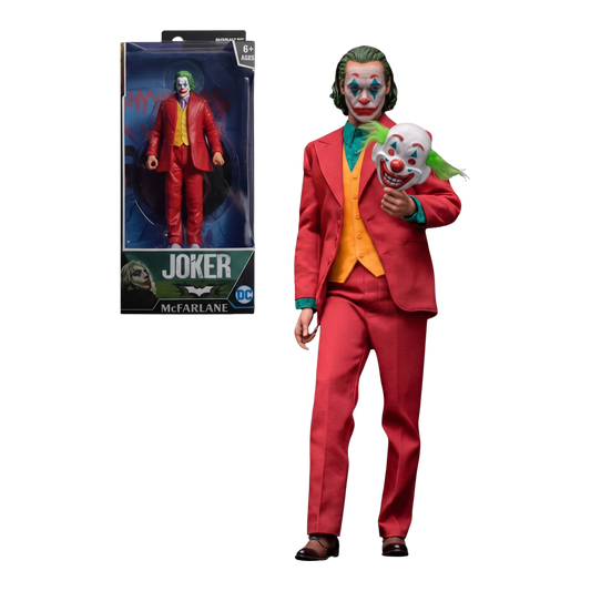 McFarlane Batman Series The Joker: Joaquin Phoenix – Red – 7 inch Action Figure