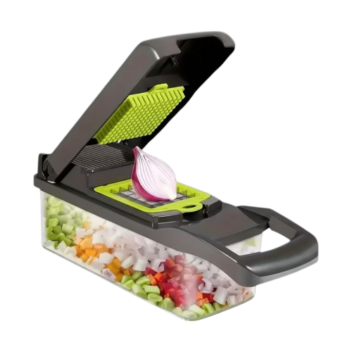 16-in-1 Kitchen Tool Set – Vegetable & Fruit Slicer, Dicer, Cutter, Chopper with Peeler