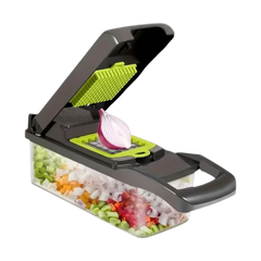 16-in-1 Kitchen Tool Set – Vegetable & Fruit Slicer, Dicer, Cutter, Chopper with Peeler