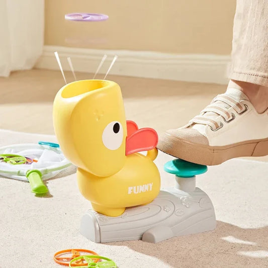 Flying Disc Launcher Toy – Automatic Saucer Shooting Machine for Kids - alternate view