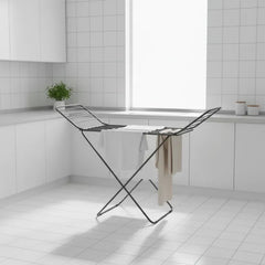 Foldable Laundry Drying Rack – Multi-Rod Clothes Drying Stand Air Drying