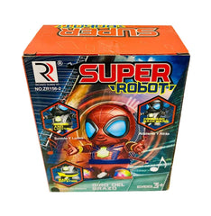 Super Robot Spiderman Toy for Kids – Light & Sound Action Entertainment Figure