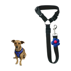 Dog Seat Belt Tether for Car – Adjustable Pet Safety Leash with Buckle for Vehicle Travel 1PC