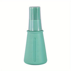 Silicone Basting Brush with Measurement Markings – Heat Resistant BBQ & Baking Brush, Non-Stick 1PC