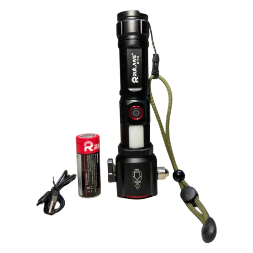 4-in-1 Emergency LED Flashlight – Safety Hammer, Seatbelt Cutter & Torch Tool - alternate view