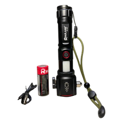 4-in-1 Emergency LED Flashlight – Safety Hammer, Seatbelt Cutter & Torch Tool