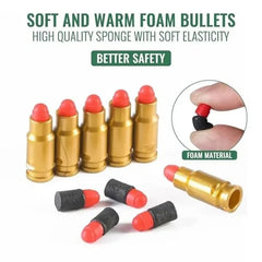 Realistic Shell Ejection Toy Blaster – Soft Foam Dart Launcher with Mock Silencer