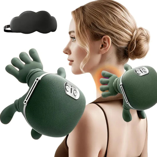 Blueidea Neck & Shoulder Massager with Heat – Portable Electric Shiatsu Deep Tissue Massager - alternate view
