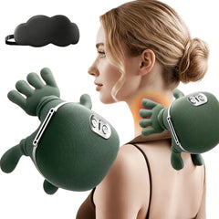 Blueidea Neck & Shoulder Massager with Heat – Portable Electric Shiatsu Deep Tissue Massager