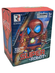 Super Robot Spiderman Toy for Kids – Light & Sound Action Entertainment Figure