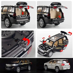 Alloy Toyota Land Cruiser Die-Cast Toy Car – Realistic Collectible SUV Model for Kids