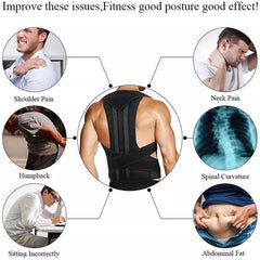Adjustable Posture Corrector Belt – Back & Shoulder Support for Men & Women