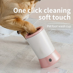 Automatic Rechargeable Dog Paw Cleaner – Portable Pet Paw Cleaning Cup