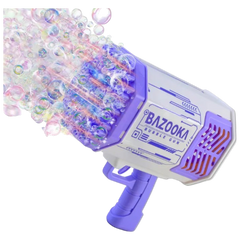 36 Holes Bubble Gun Bazooka for Kids – Automatic Bubble Blaster Machine Toy with High Output