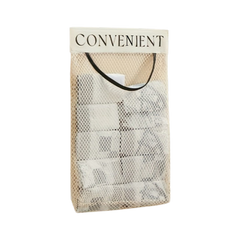Wall Mounted Mesh Storage Bag – Large Capacity Hanging Organizer, Breathable Kitchen & Door Back Net Pouch