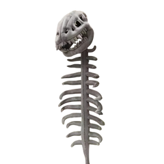 Dinosaur Skeleton Costume Set – Kids Halloween Onesie with Headband
