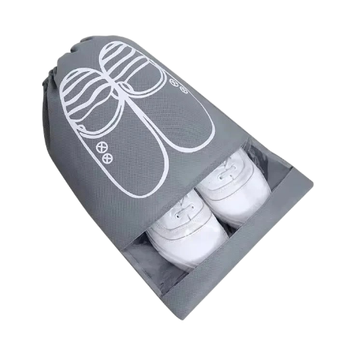 Dust Proof Travel Shoe Bag – Portable Waterproof Shoe Storage Organizer - alternate view