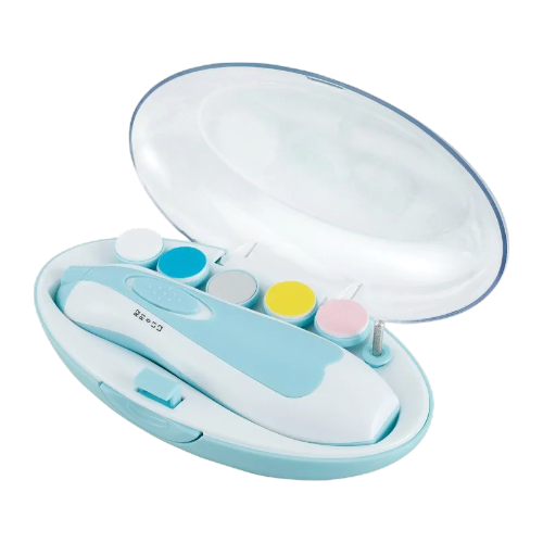 Electric Baby Nail Trimmer Kit – Safe Infant Nail File & Clippers