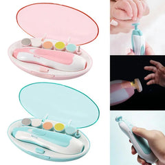 Electric Baby Nail Trimmer Kit – Safe Infant Nail File & Clippers