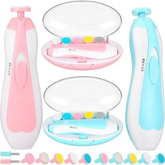 Electric Baby Nail Trimmer Kit – Safe Infant Nail File & Clippers