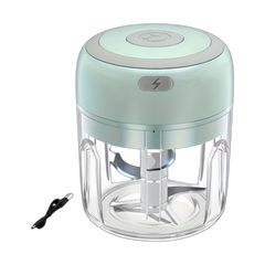 FLZH Electric Food Processor 250ml – USB Rechargeable Mini Chopper for Meat, Vegetables & Garlic