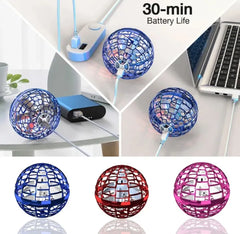 Flynova Pro Flying Spinner Ball – LED UFO Boomerang Hover Ball Mini Drone Toy