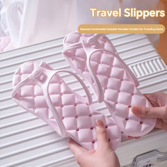 Foldable Travel Slippers – Lightweight Non-Slip Portable Sandals for Indoor & Outdoor