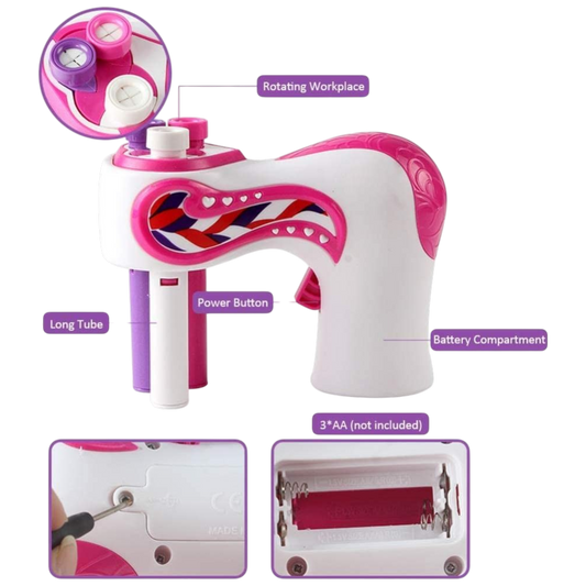 Automatic Hair Braider for Kids – Electric 3-Strand Hair Twisting Tool - alternate view