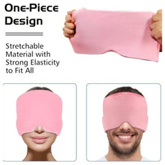 Instant Relief Migraine & Headache Cap – Reusable Hot & Cold Gel Therapy Wrap