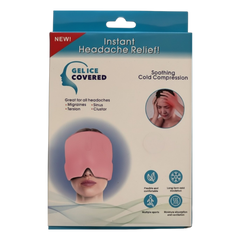 Instant Relief Migraine & Headache Cap – Reusable Hot & Cold Gel Therapy Wrap