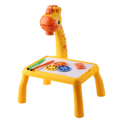 Kids Projection Drawing Board – LED Projector Painting & Writing Table - alternate view