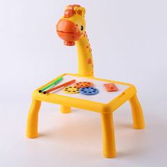 Kids Projection Drawing Board – LED Projector Painting & Writing Table