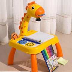 Kids Projection Drawing Board – LED Projector Painting & Writing Table