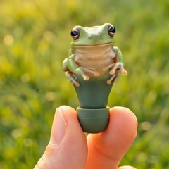Cute Frog TWS Wireless Earbuds – 3D Animal Design In-Ear Bluetooth Headphones with Charging Case