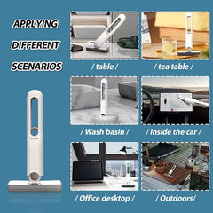 Portable Mini Squeeze Mop – Foldable Sponge Cleaner for Car, Kitchen & Windows, Self-Squeeze Cleaning Mop